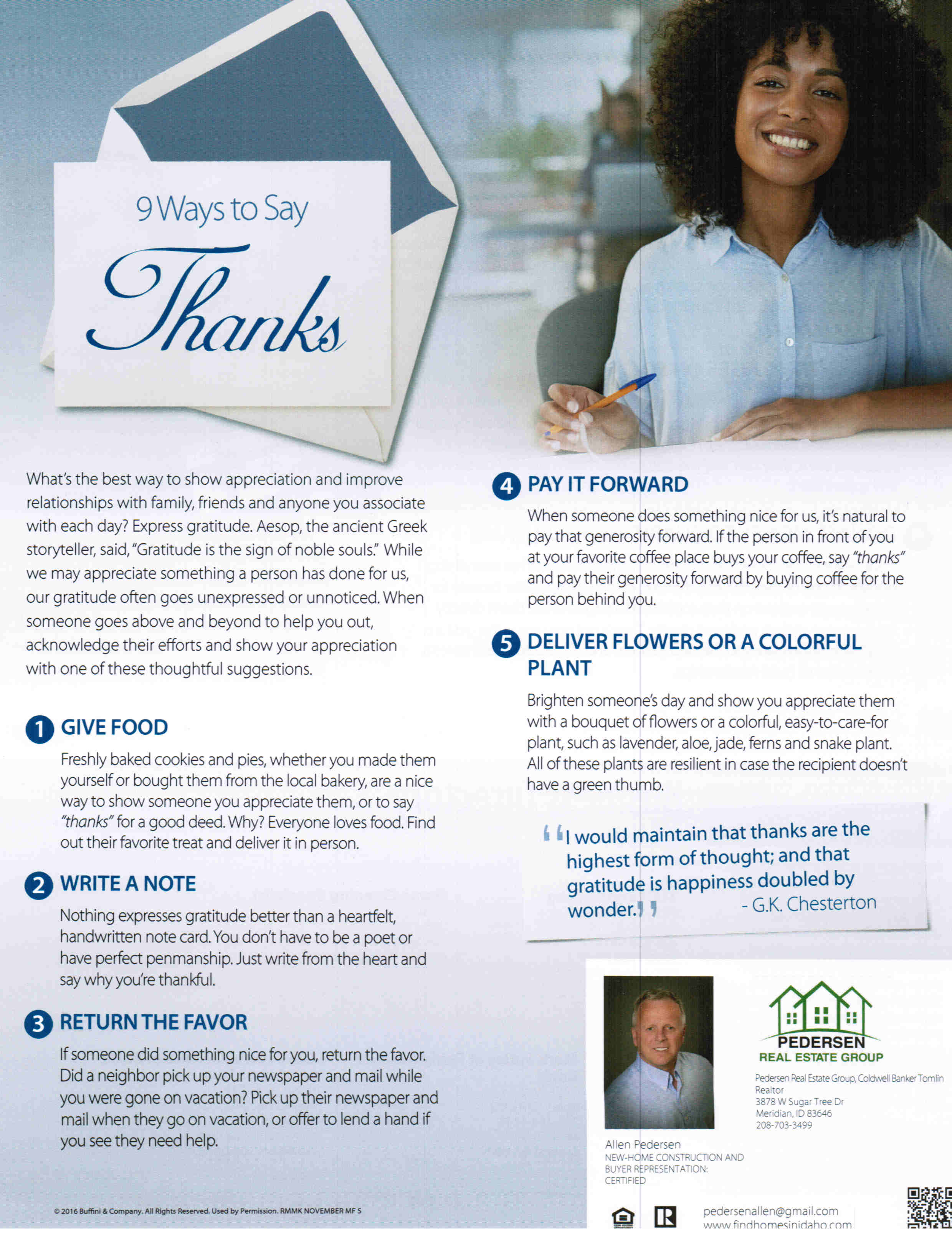 9 Ways to Say Thanks