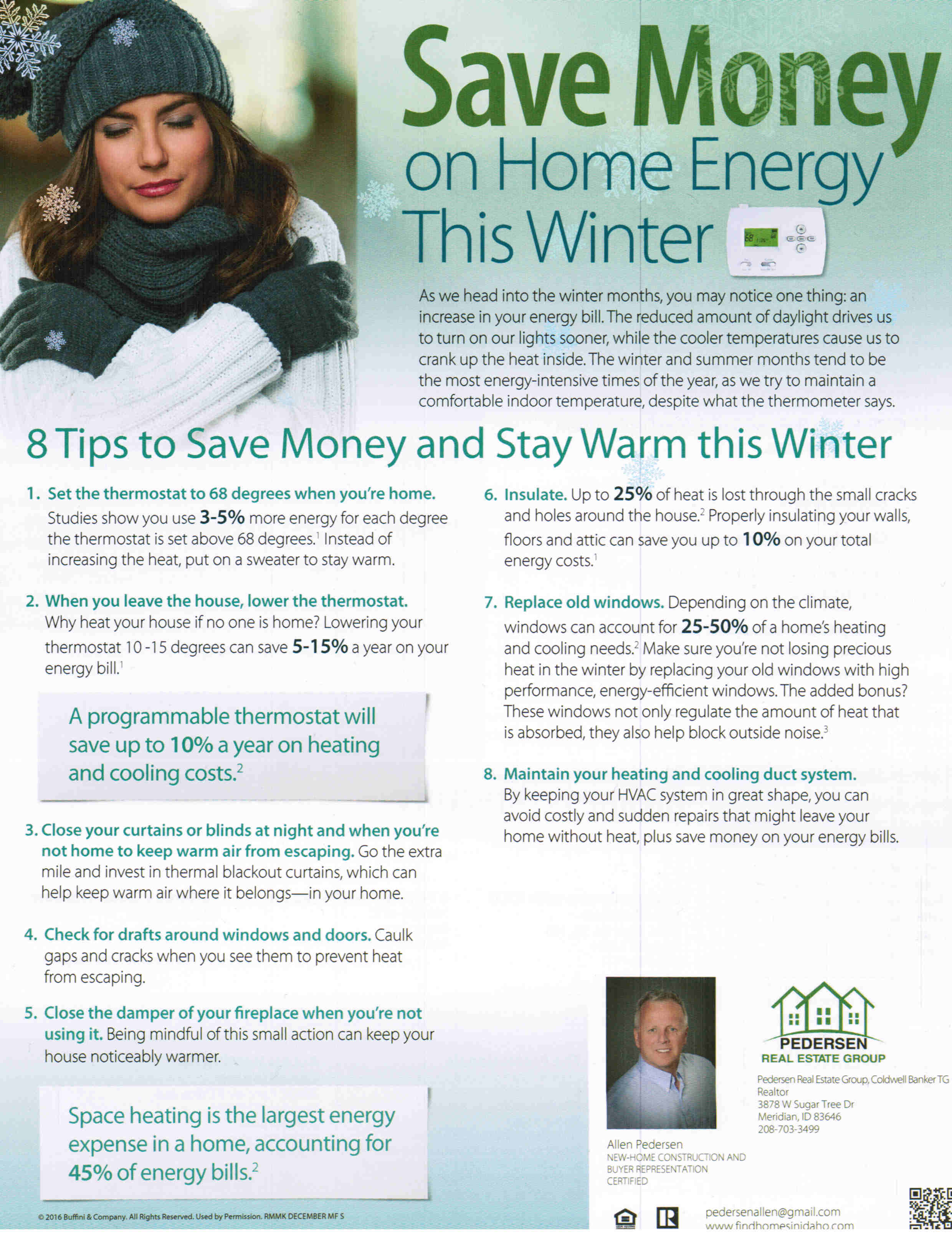 10 ways to save money and stay warm all winter