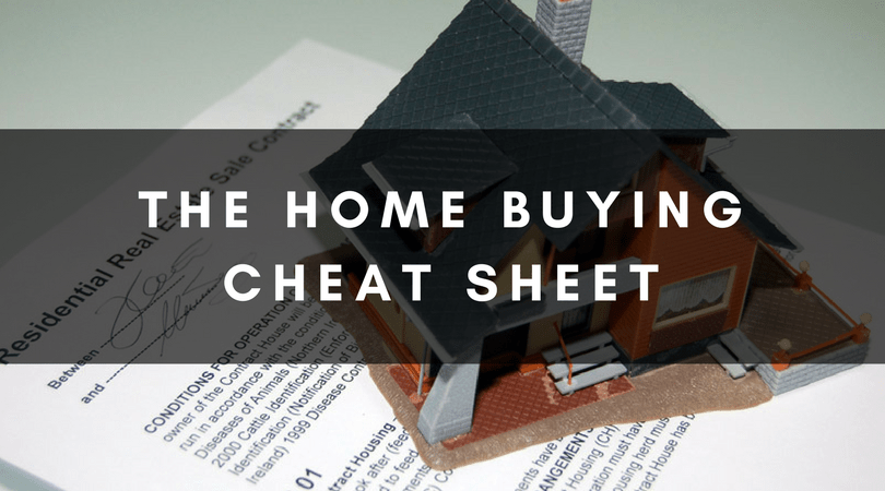 THE HOME BUYING CHEAT SHEET
