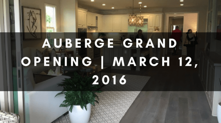 AUBERGE GRAND OPENING | MARCH 12, 2016