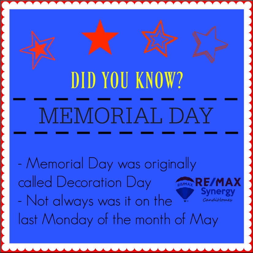 DID YOU KNOW? - Memorial Day
