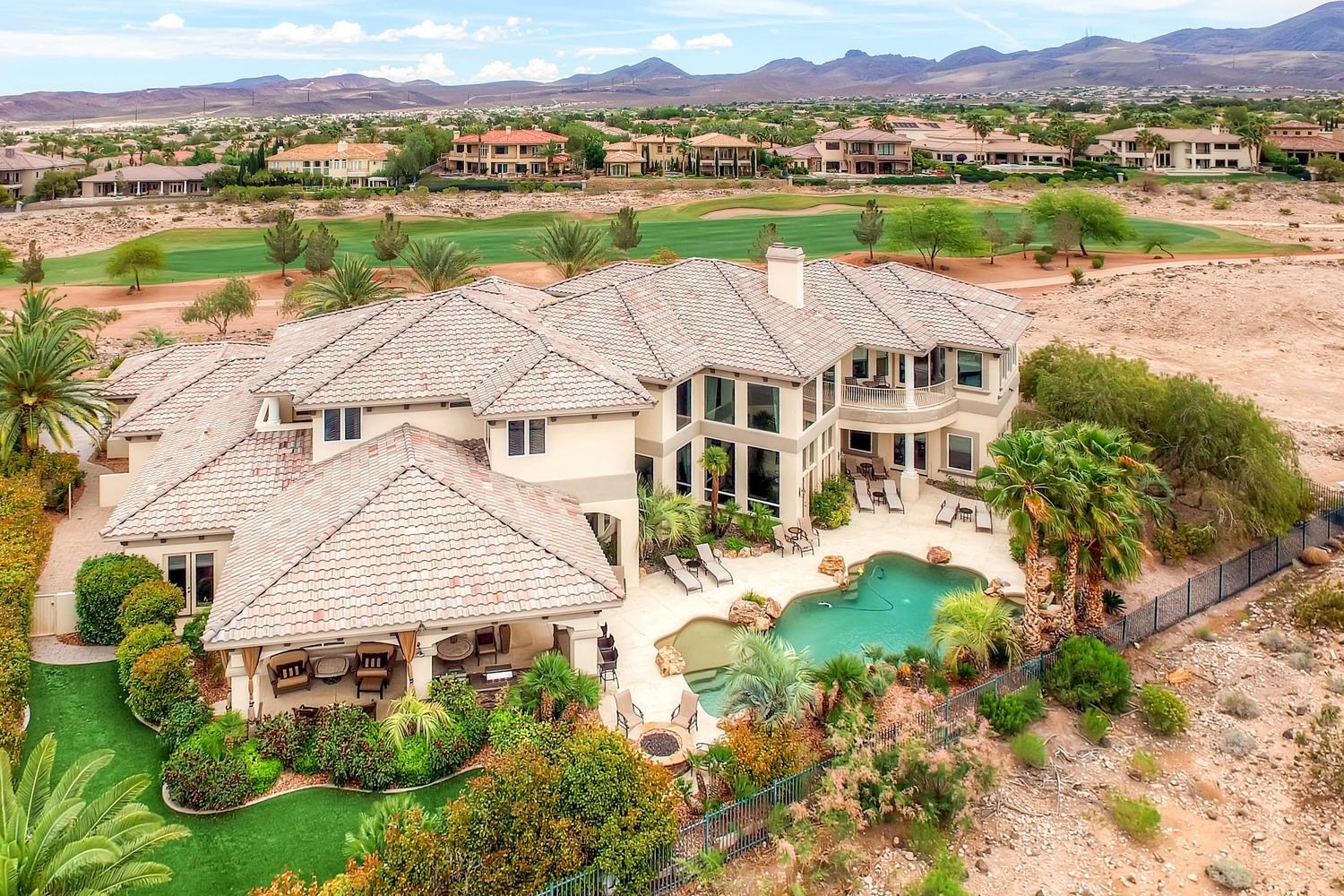 Exquisite Golf Course Estate in the Guard Gated Community of Terracina!