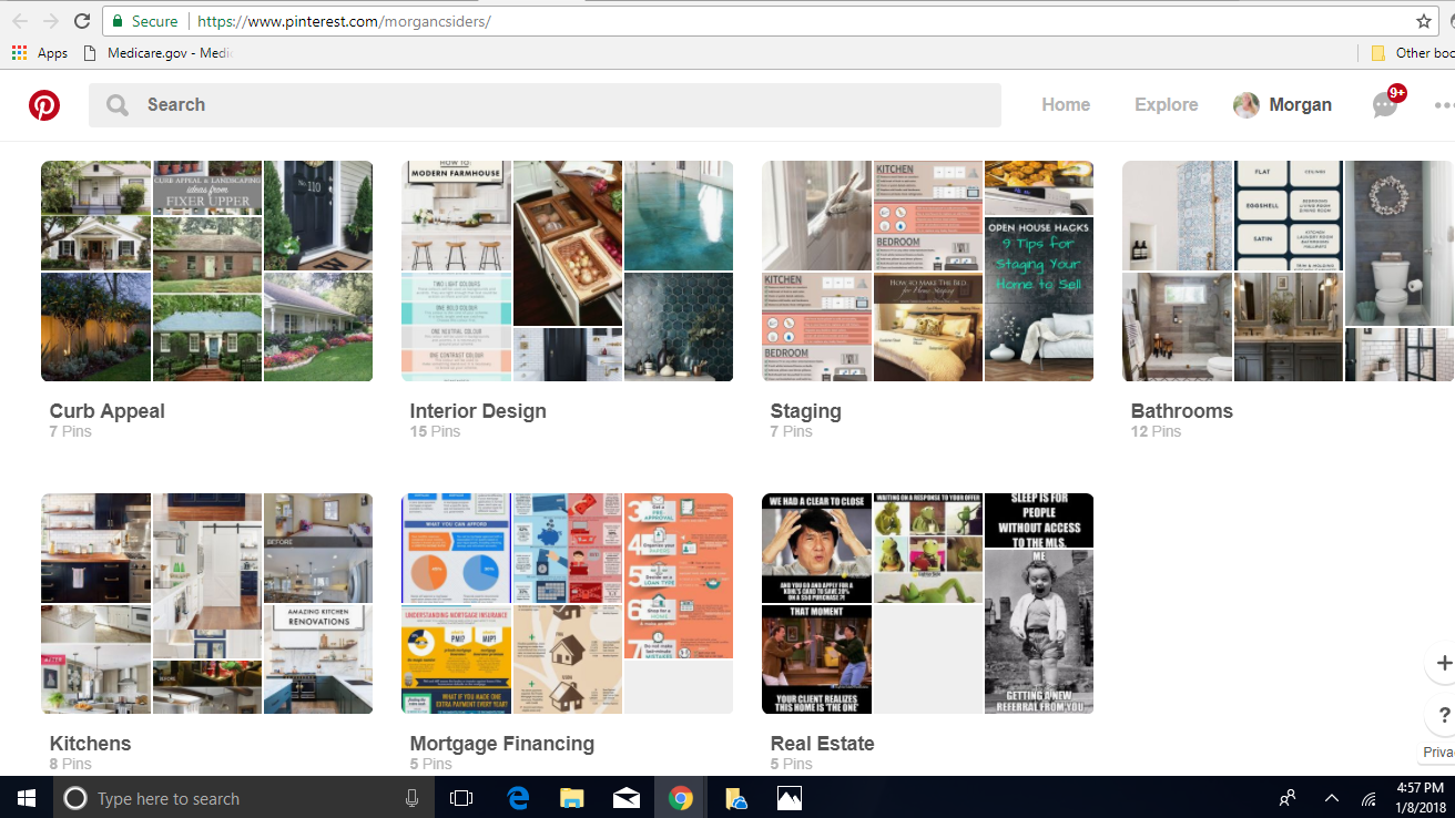 Pinterest Tips and Ideas for buyers/sellers/homeowners