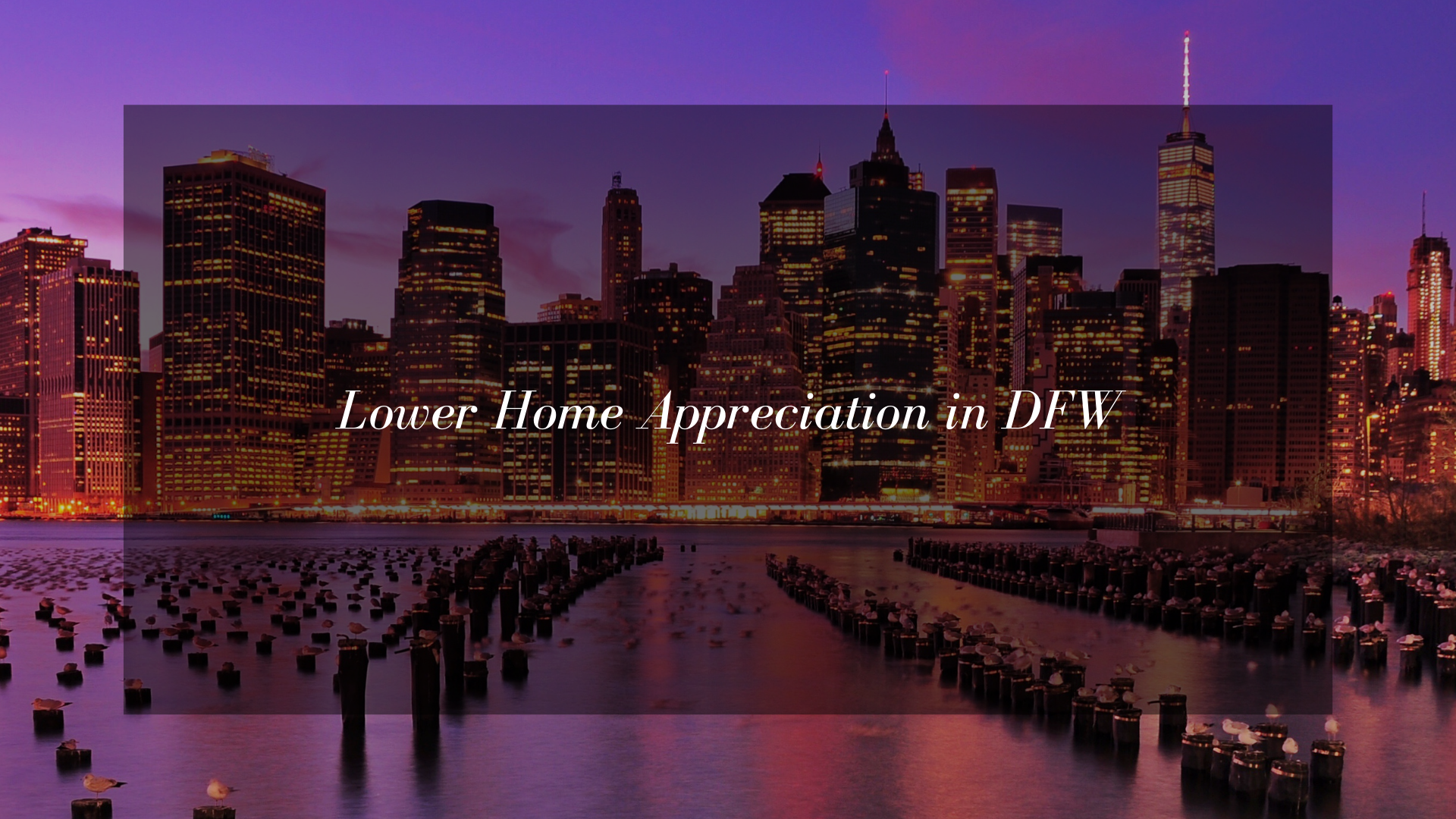 Lower Home Appreciation Around the Country