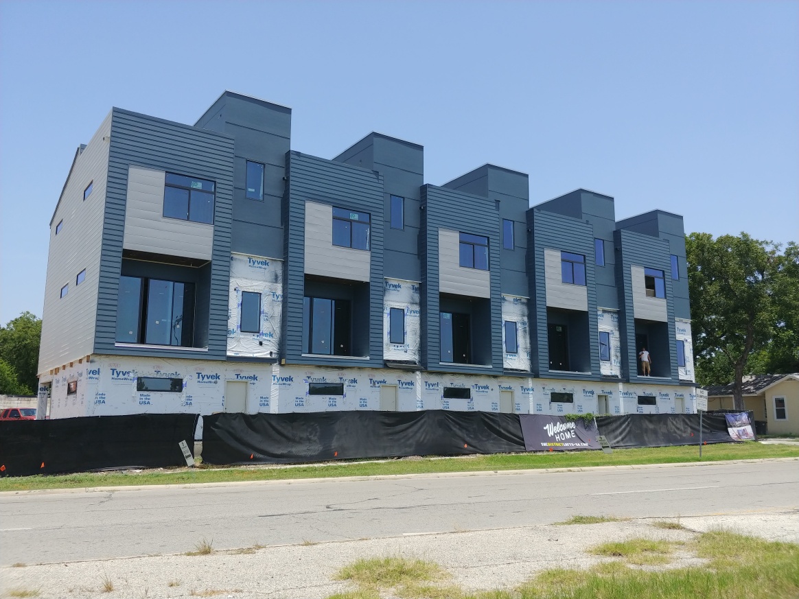 Developing Townhomes Near Pearl Brewery