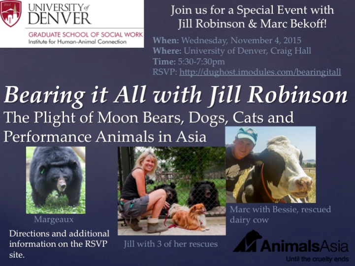 Sue Pollock of Metro Brokers-Pollock & Company is a proud sponsor of Animals Asia