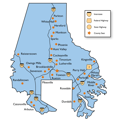 Baltimore County Map 2 