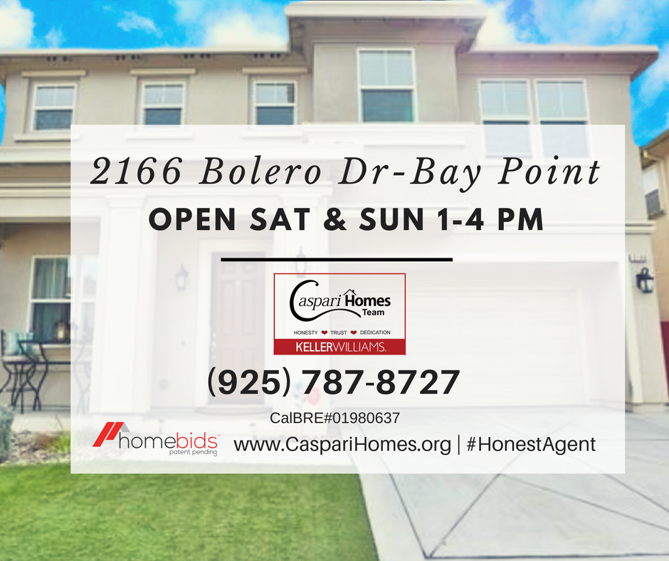 OPEN HOUSE 2166 Bolero Dr - Bay Point