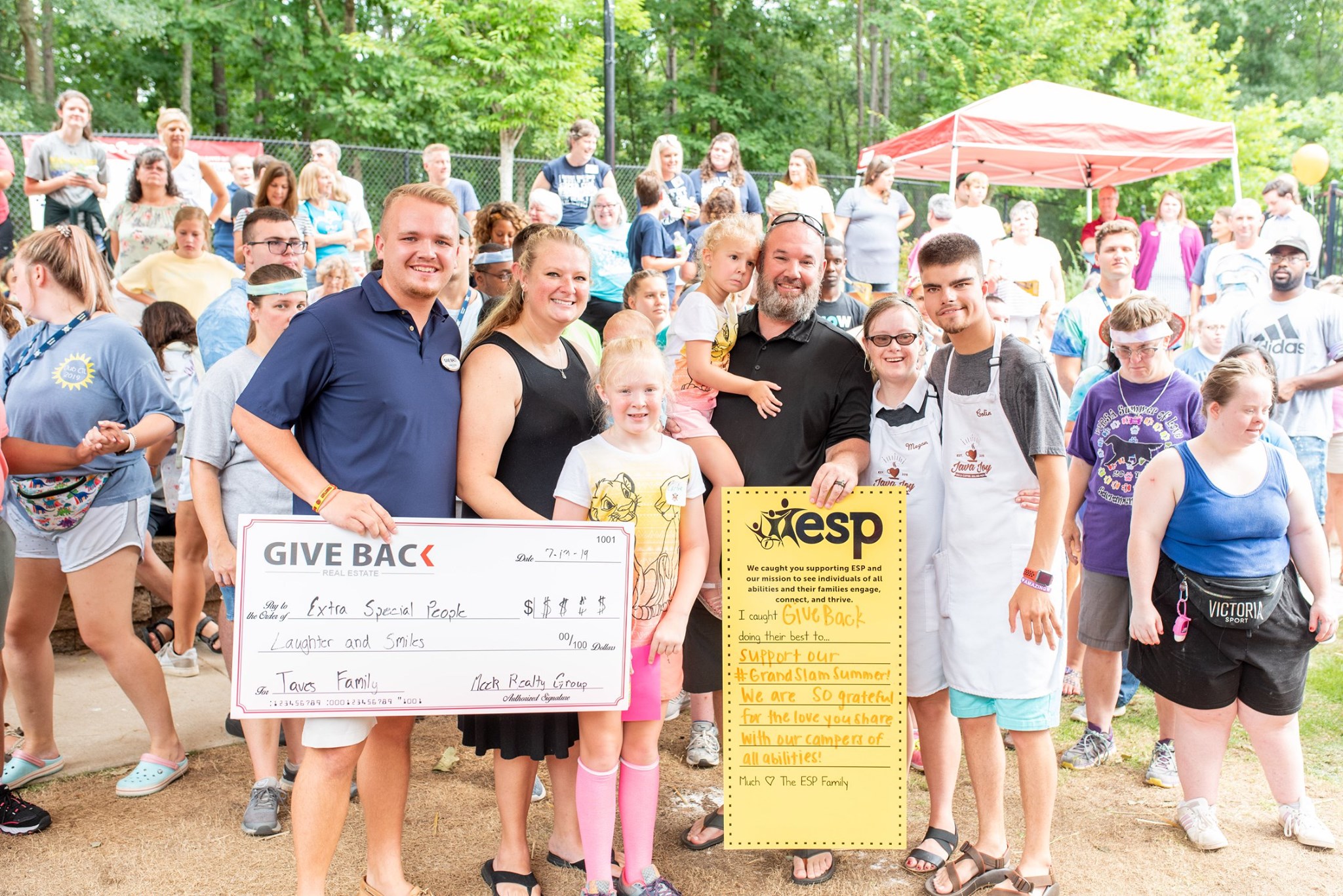 Colby Gunby visits Extra Special People (ESP)