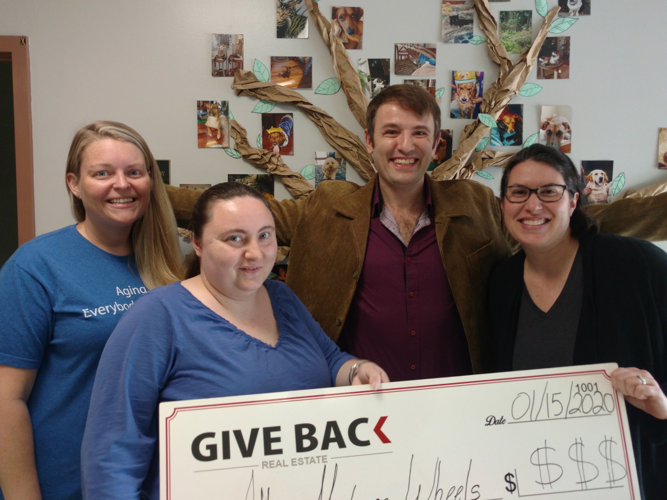 Georgui Kassaev makes a GIVE BACK to the ACCA Meals on Wheels Program.