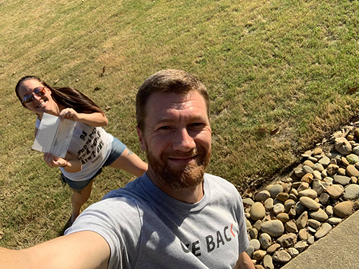 Jared Marsden made a GIVE BACK to the Acceptance Recovery Center (Accept Freedom).