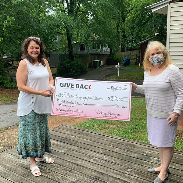 Debbie Grainger made a GIVE BACK to Athens Area Emergency Food Bank