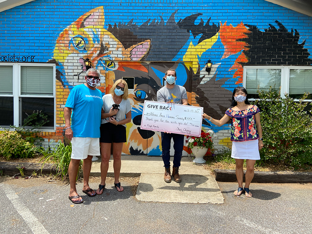 Cheri Cherry made a GIVE BACK to the Athens Area Humane Society