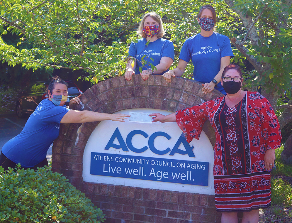 Amy McBride GIVES BACK to the Athens Community Council on Aging (ACCA) Meals on Wheels Program