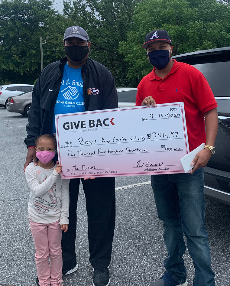Fred Sewell GIVES BACK to the Boys and Girls Club of Athens