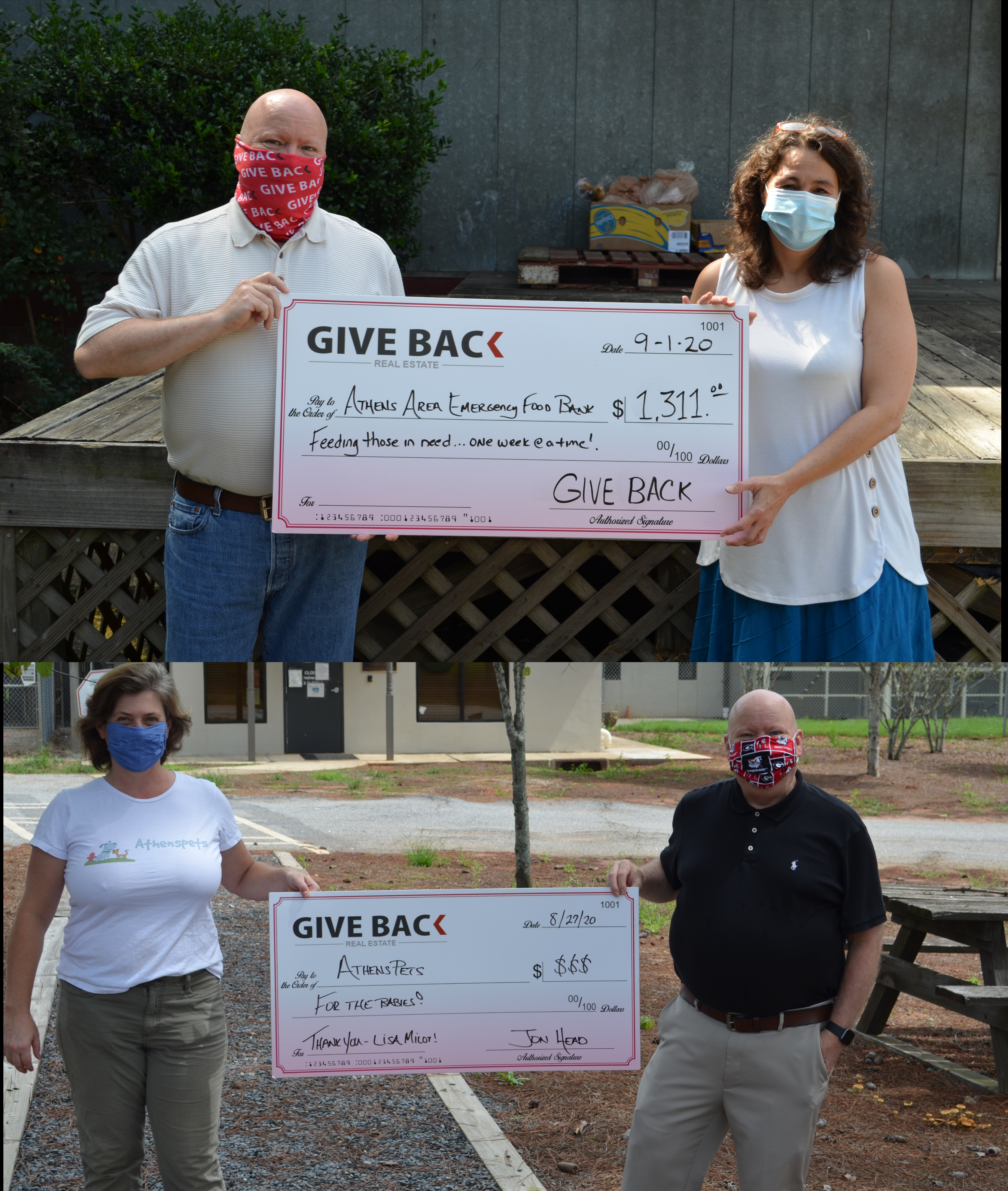 Jon Head GIVES BACK to AthensPets and Athens Area Emergency Food Bank
