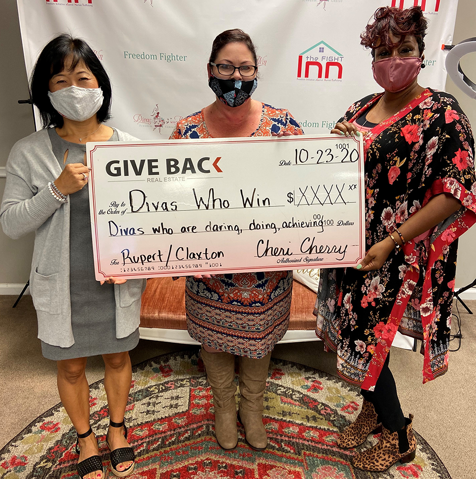 Cheri Cherry GIVES BACK to DIVAS Who Win Freedom Center