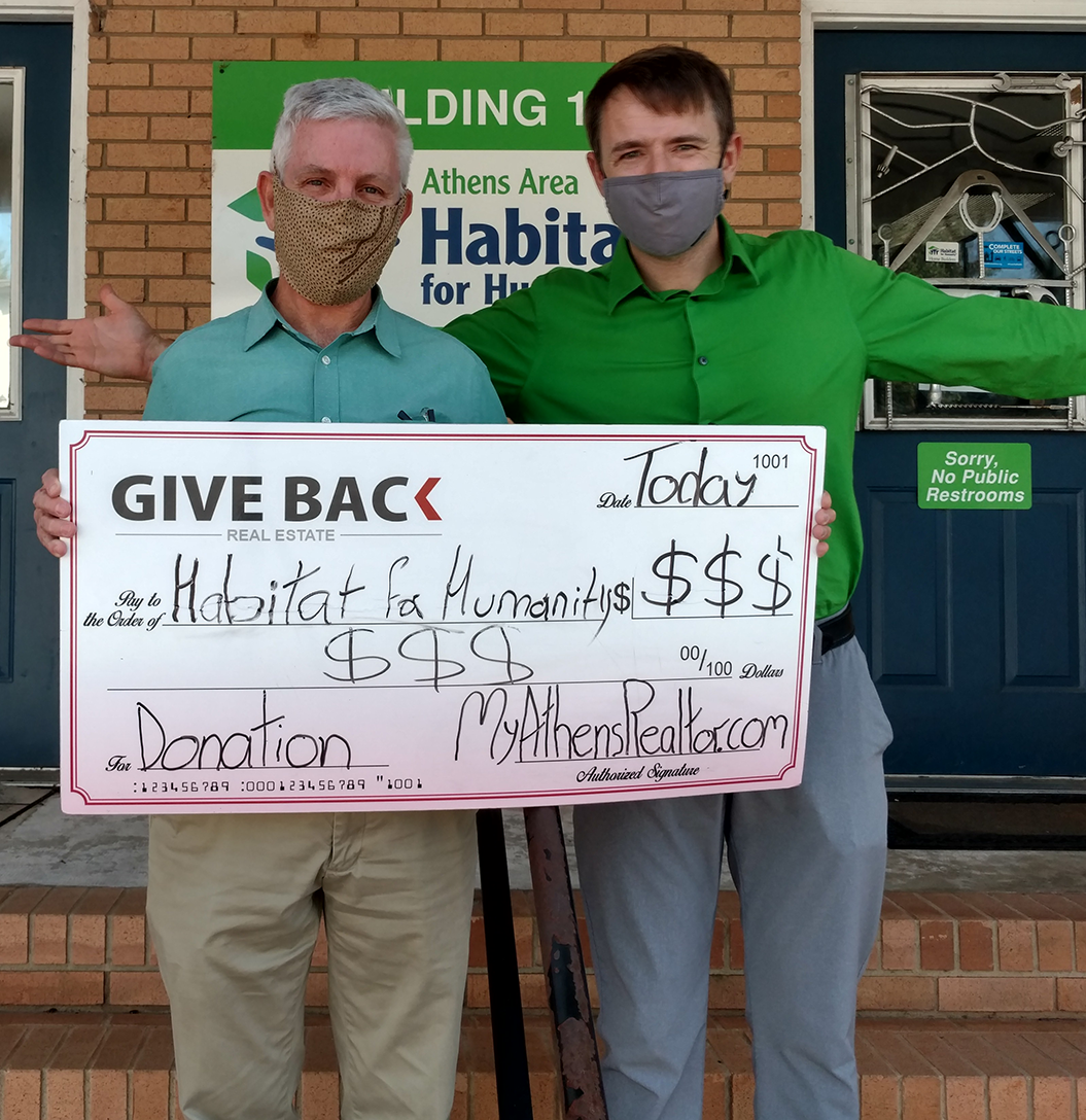 Georgui Kassaev GIVES BACK to the Athens Area Habitat for Humanity