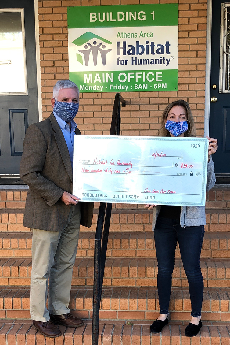 Deanna Brooks GIVES BACK to the Athens Area Habitat for Humanity