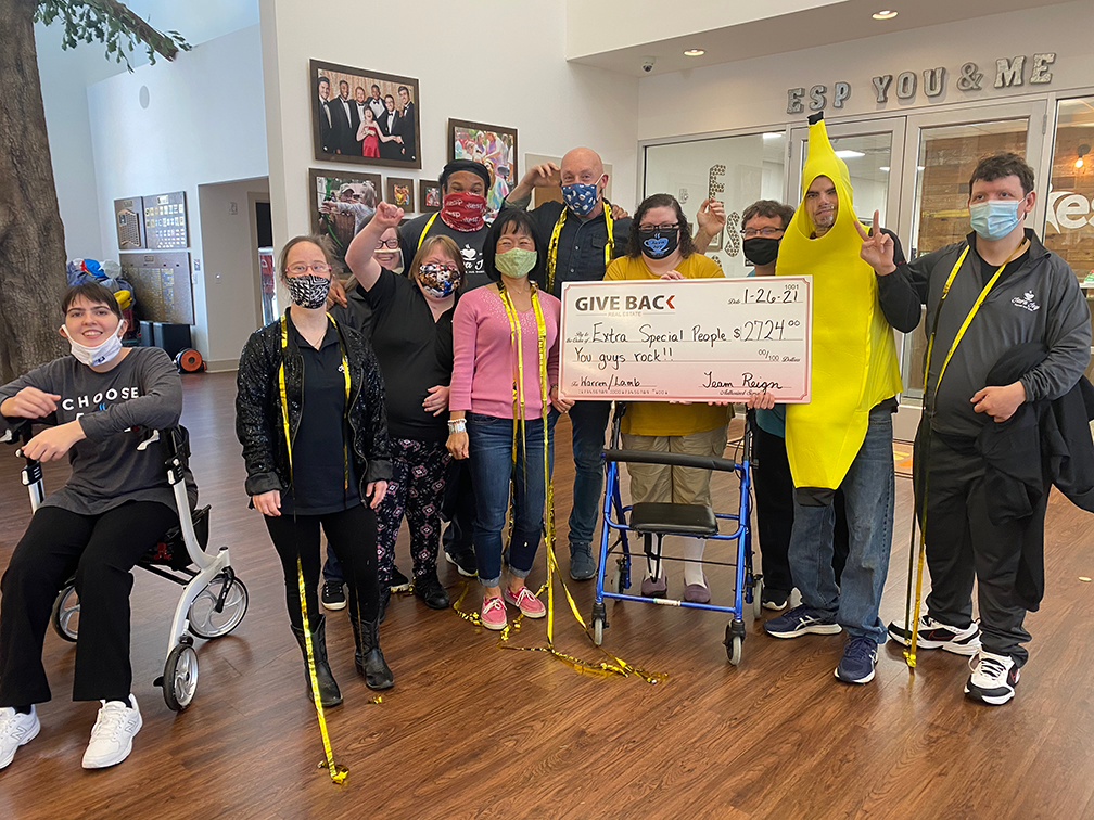 TEAM REIGN GIVES BACK to Extra Special People (ESP)