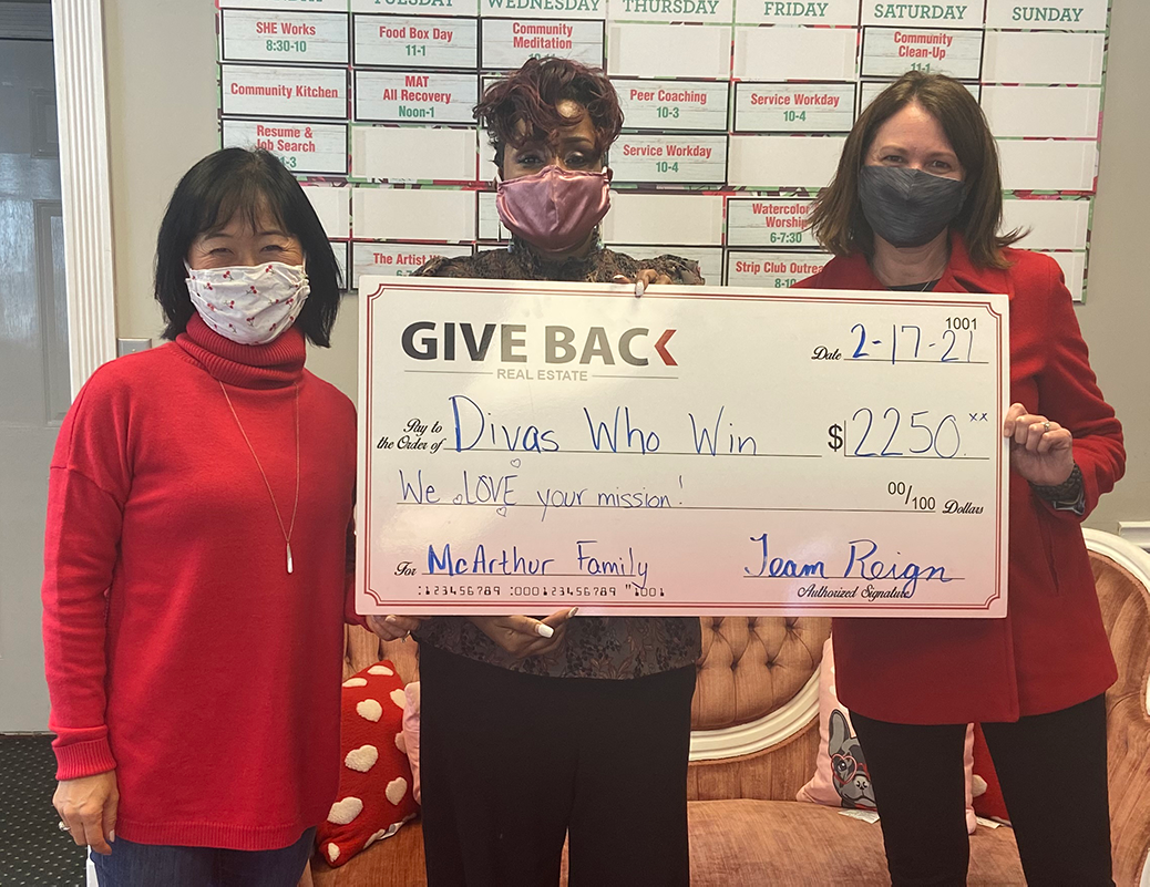Cheri Cherry GIVES BACK to DIVAS Who Win Freedom Center
