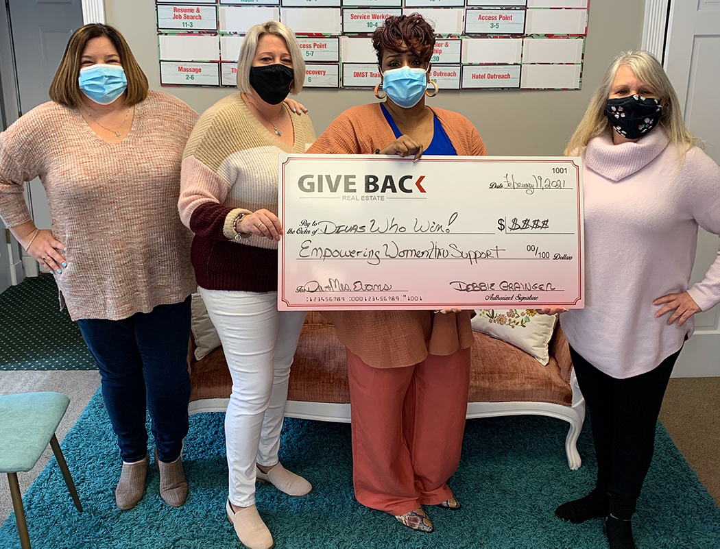 Debbie Grainger GIVES BACK to DIVAS Who Win Freedom Center