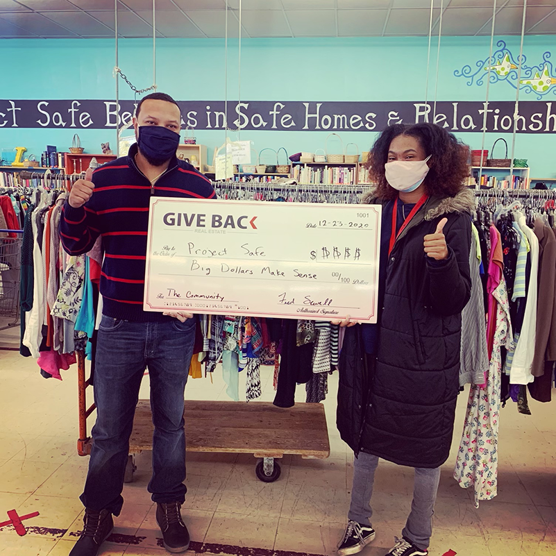 Fred Sewell GIVES BACK to Project Safe