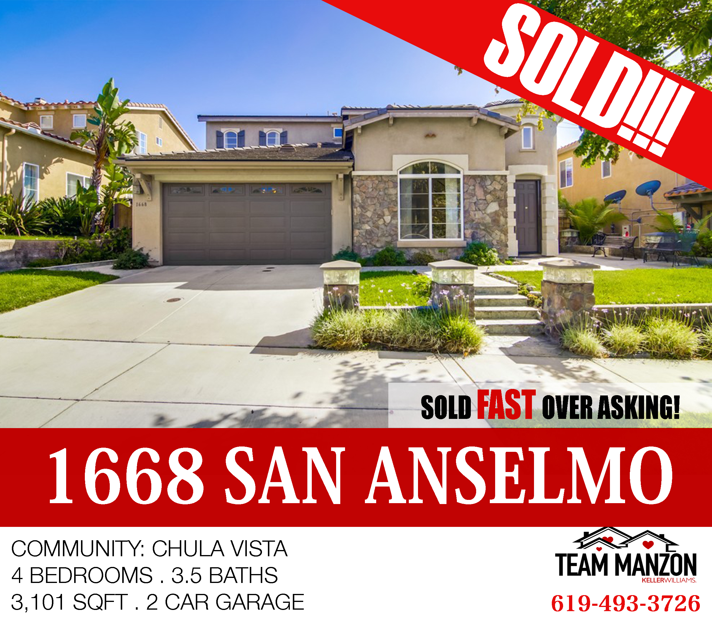 JUST SOLD - 1668 SAN ANSELMO