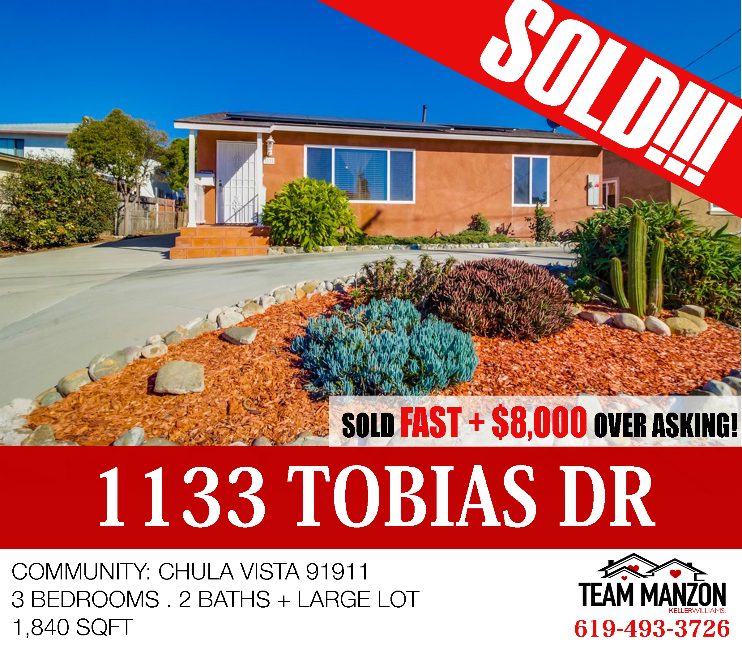 SOLD - 1133 TOBIAS DR CHULA VISTA CA 91911