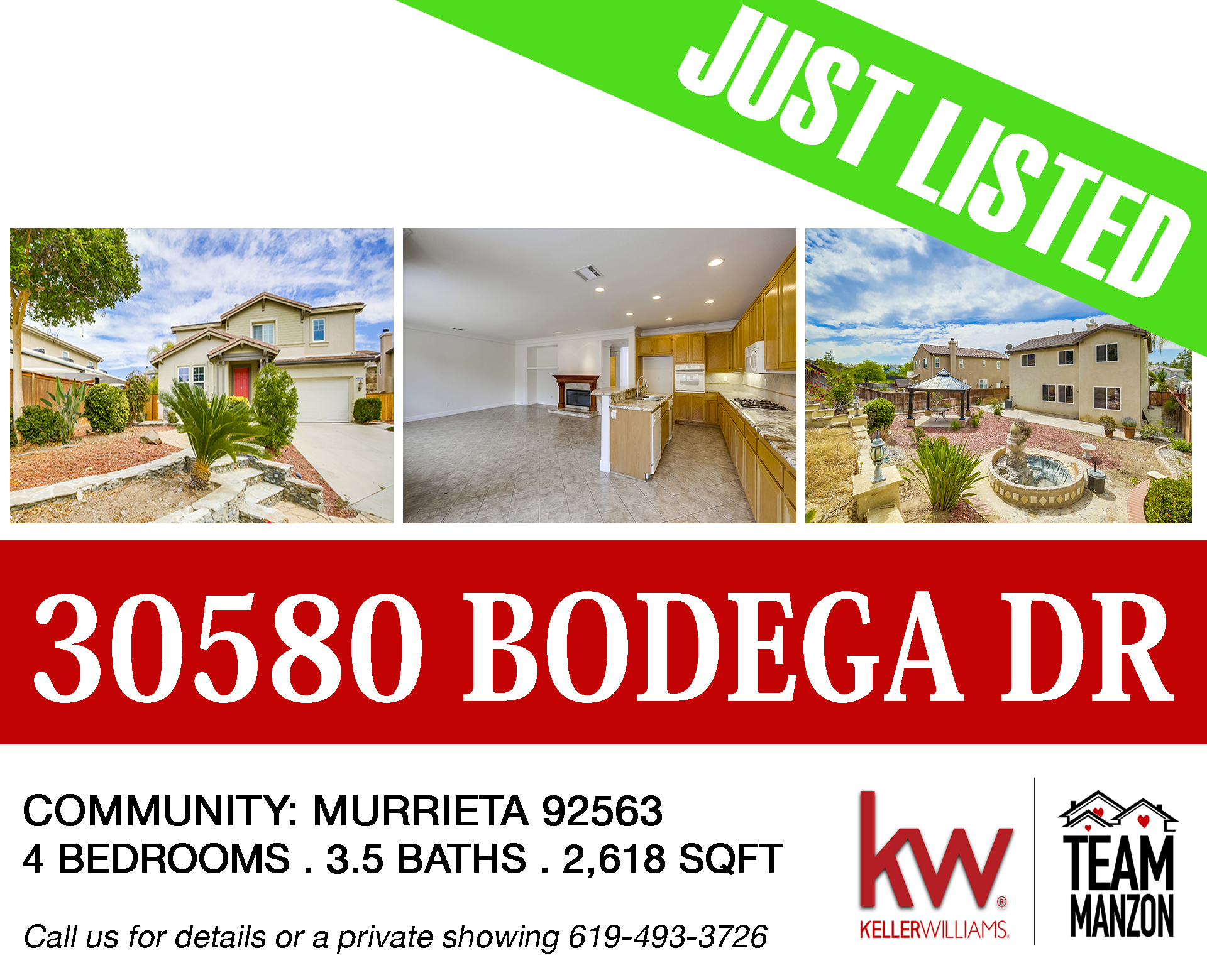 In Escrow - 30580 BODEGA DR MURRIETA CA 92563