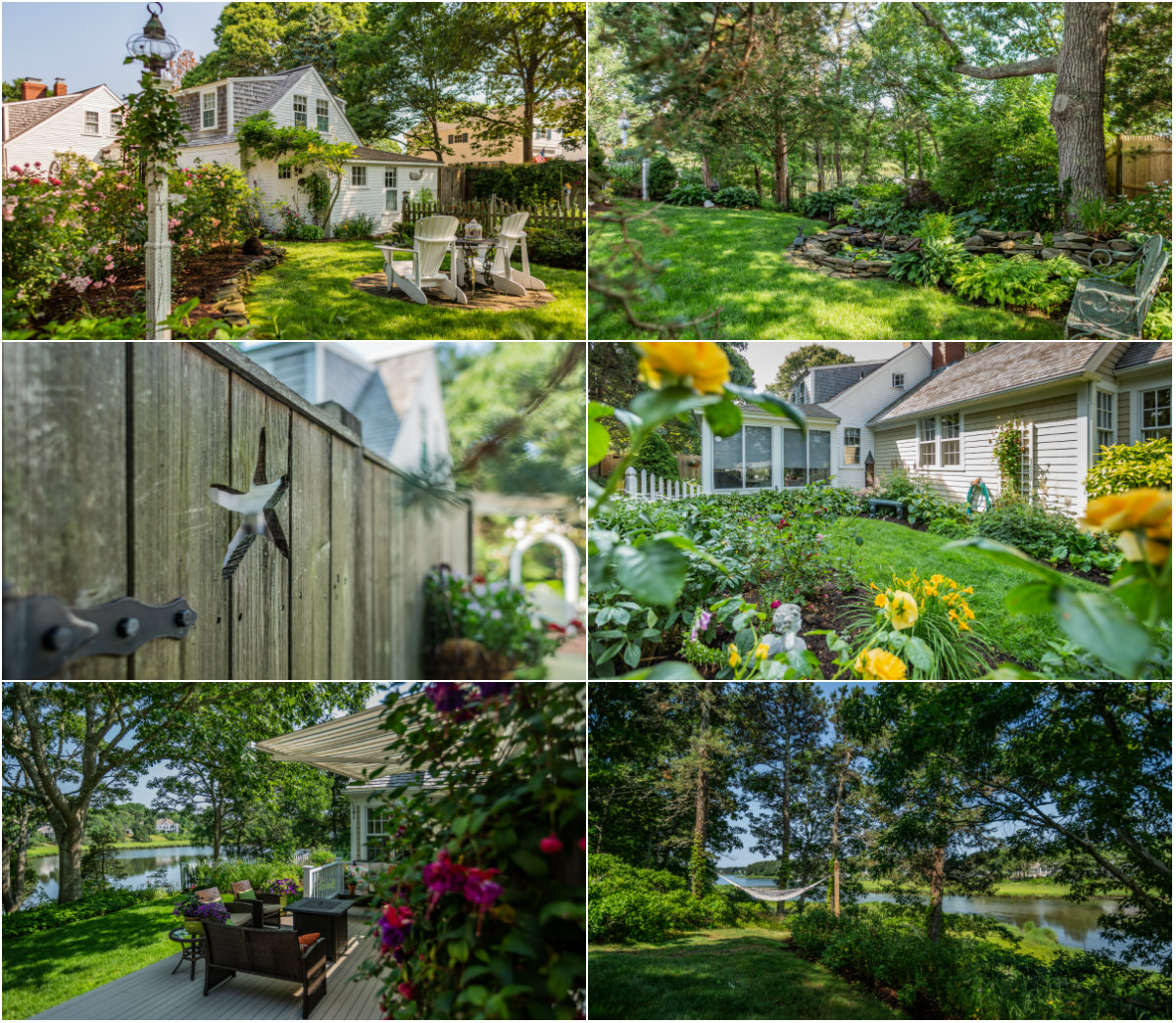 Images of Beautiful Garden at 26 Heirs Landing in South Dennis Cape Cod, MA