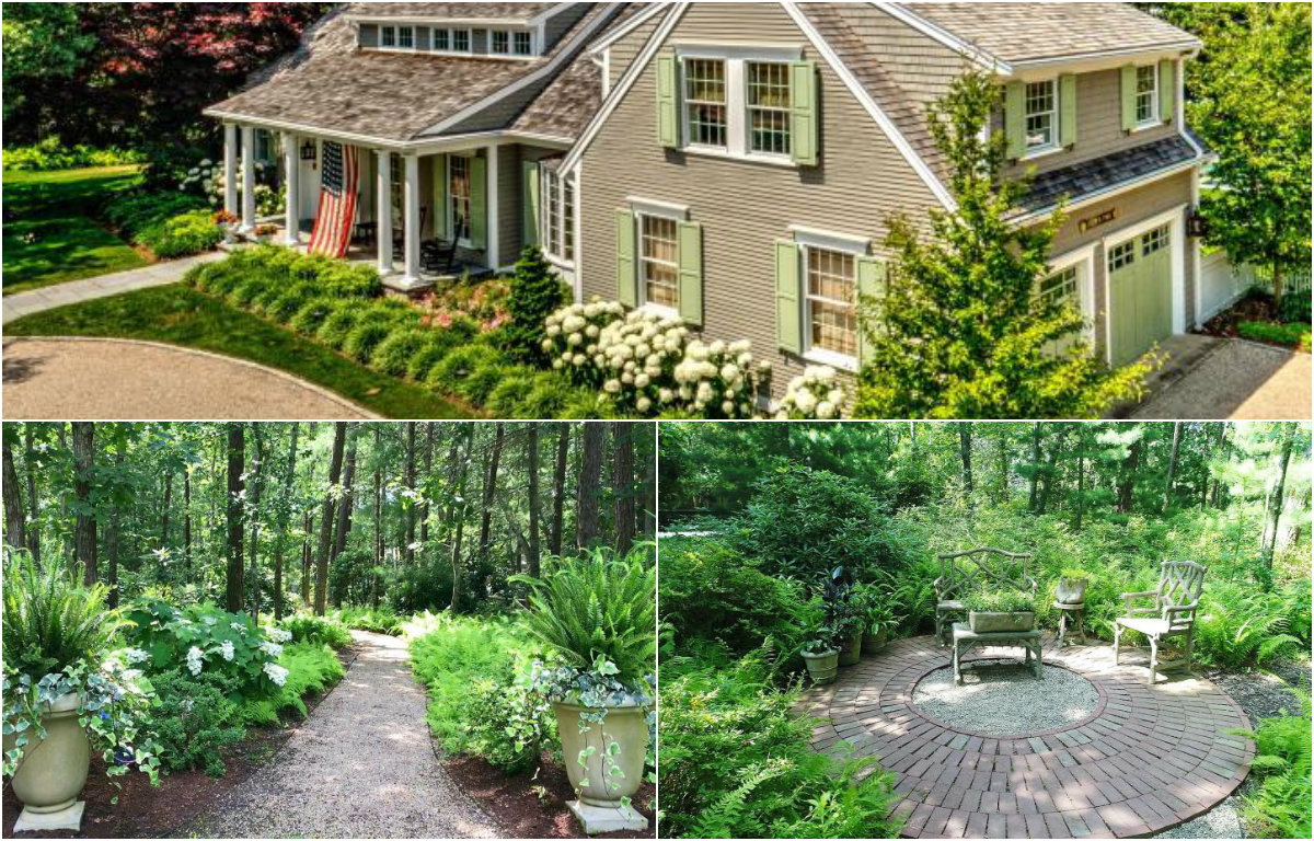 Images of Beautiful Garden at 890 Sea View Avenue in Osterville Cape Cod, MA