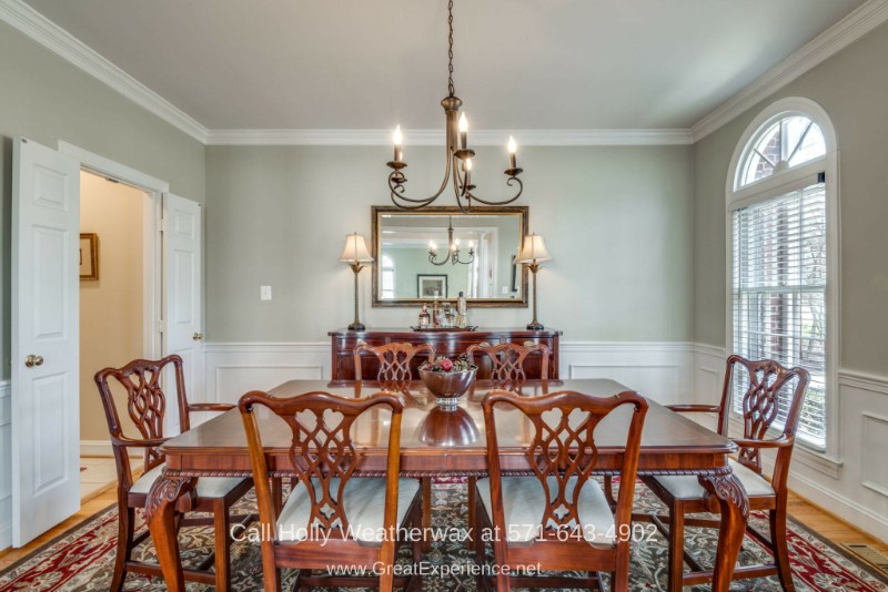 Homes in Reston VA - Fall in love with the light and space of the dining room in this Reston VA home. 