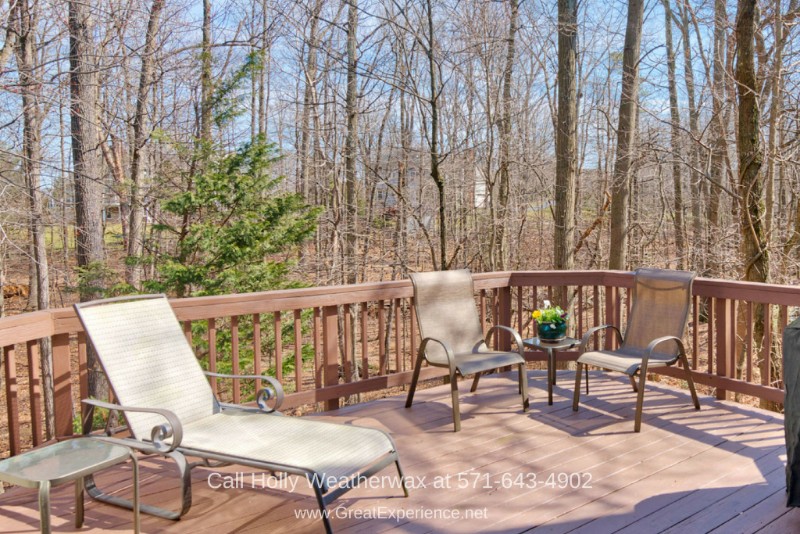 Reston VA House - Enjoy the serenity of your surroundings in the lovely backyard of this Reston VA home for sale. 
