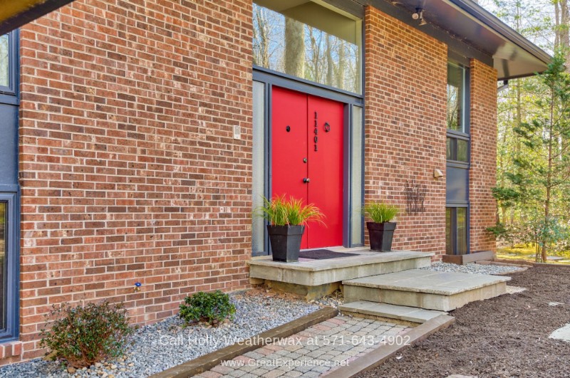 Reston VA Homes - You'll fall in love with the cool and amazing front door of this Reston VA home for sale. 