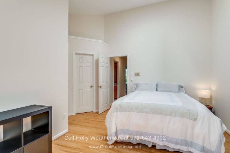 Reston VA Townhomes - Bask in the comfort and privacy of the spacious master bedroom of this townhome for sale in Reston VA. 