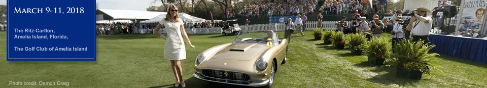 Amelia Island 2018 Concours d' Elegance March 8th through 11th