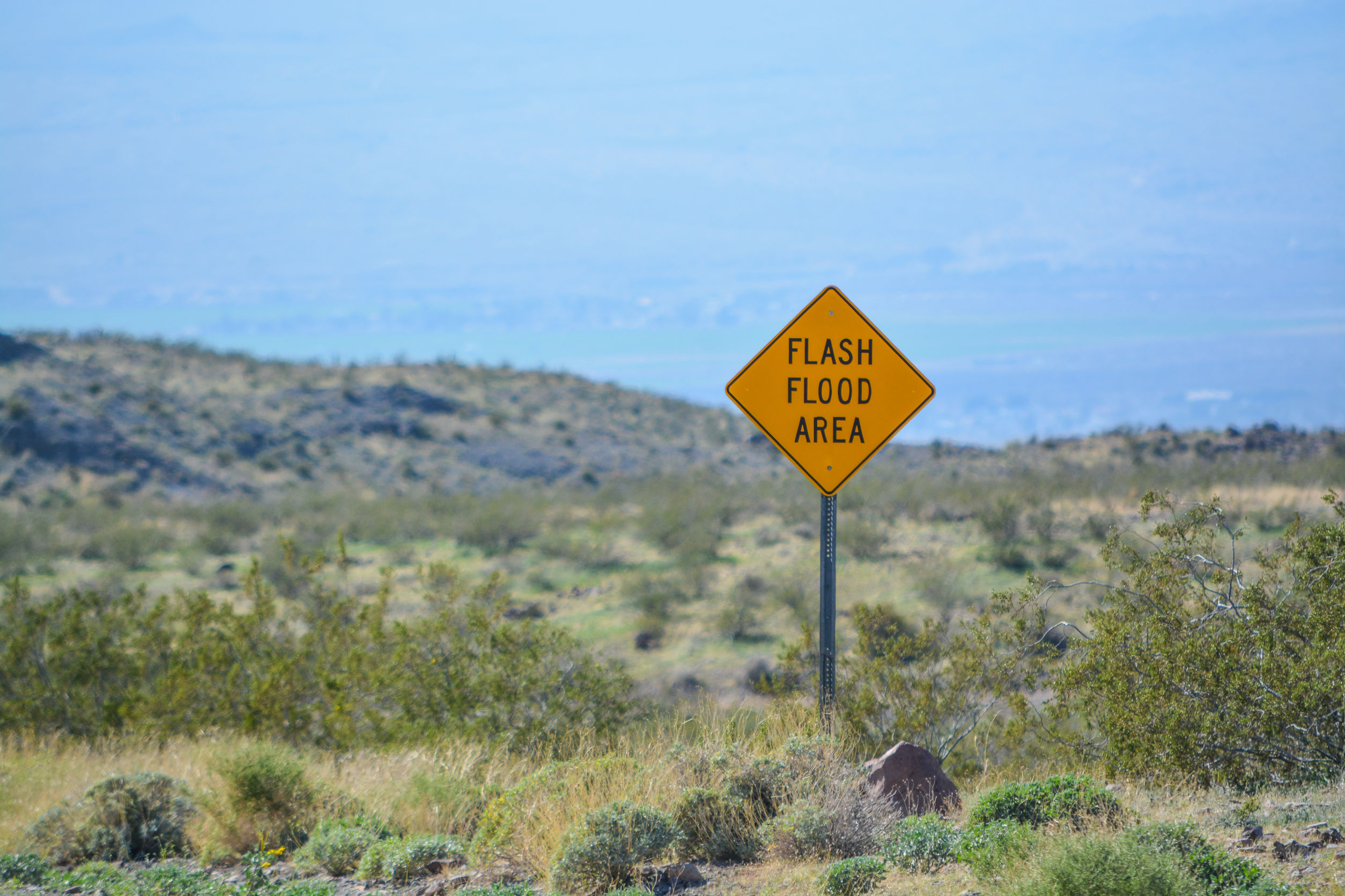 Arizona Flash Flood Sign