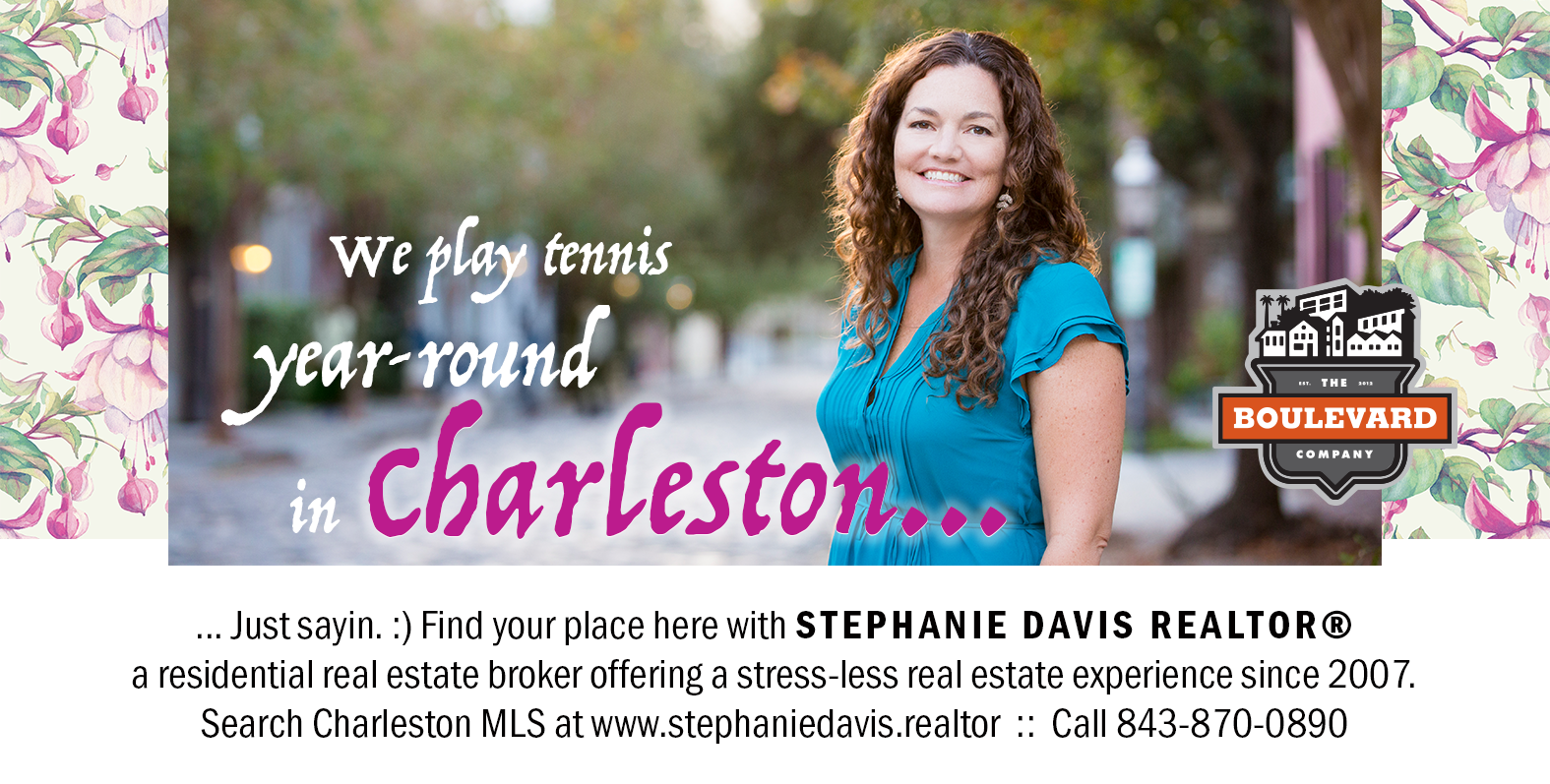 We play tennis year-round in Charleston