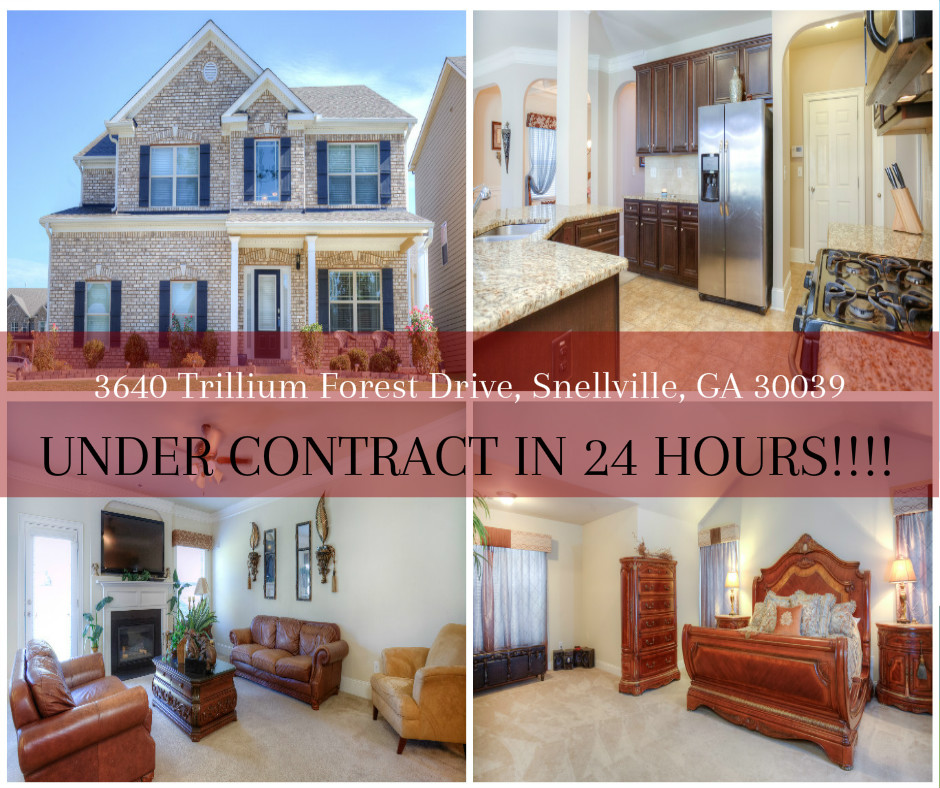 Under Contract in Less Than 24 Hours!!!