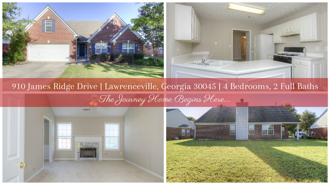 Just Listed | 910 James Ridge Drive | Lawrenceville, GA 30045