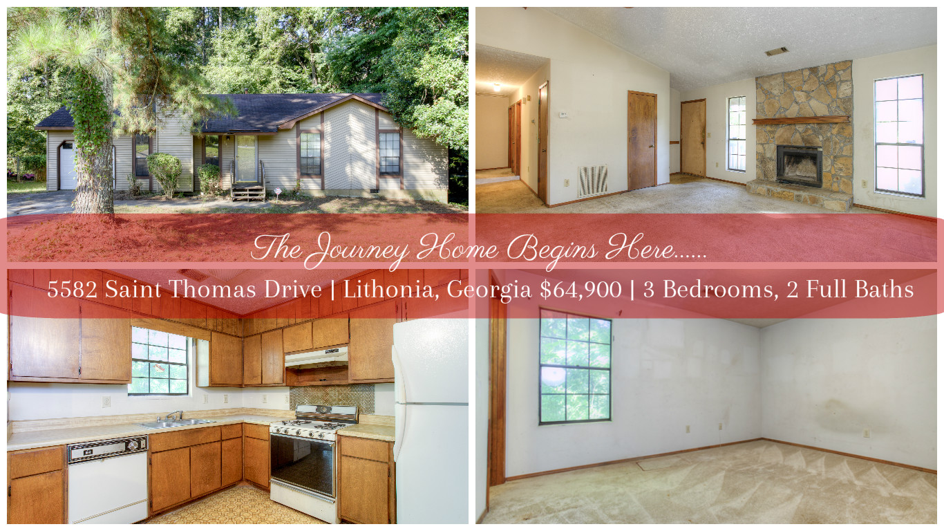 Just Listed | 5582 Saint Thomas Drive | Lithonia, Georgia 30058