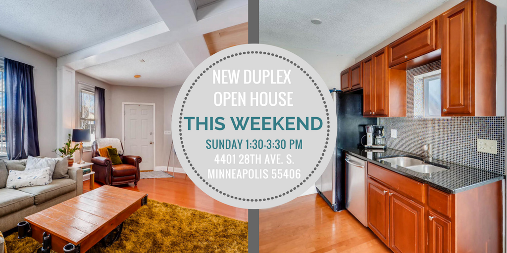New Updated Duplex Open House Sunday!