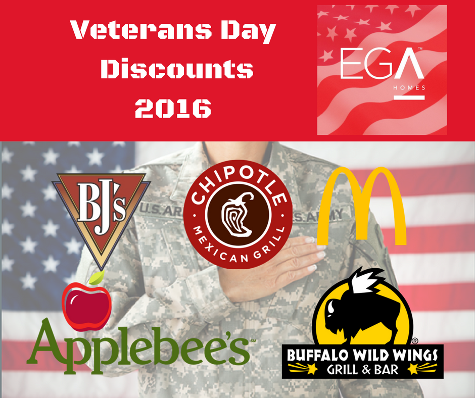 Veterans Day Military Discounts