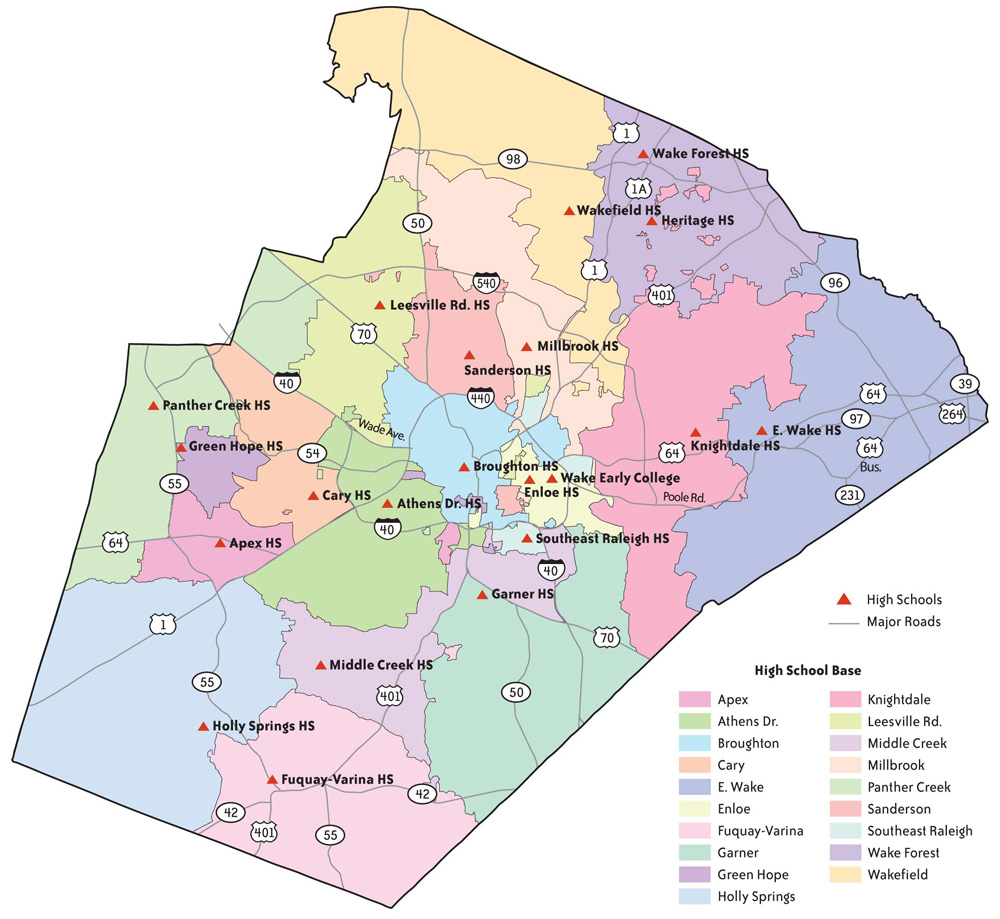 Wake County School Assignment Map Cape May County Map