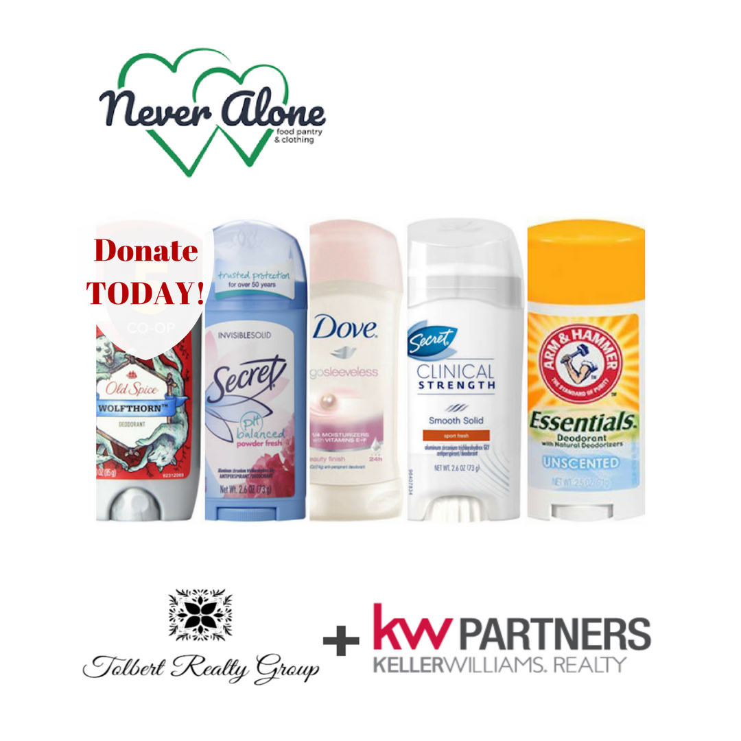 2018 Deodorant Drive
