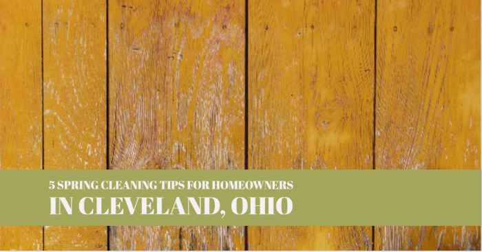 5 Spring Cleaning Tips for Homeowners in Cleveland, Ohio