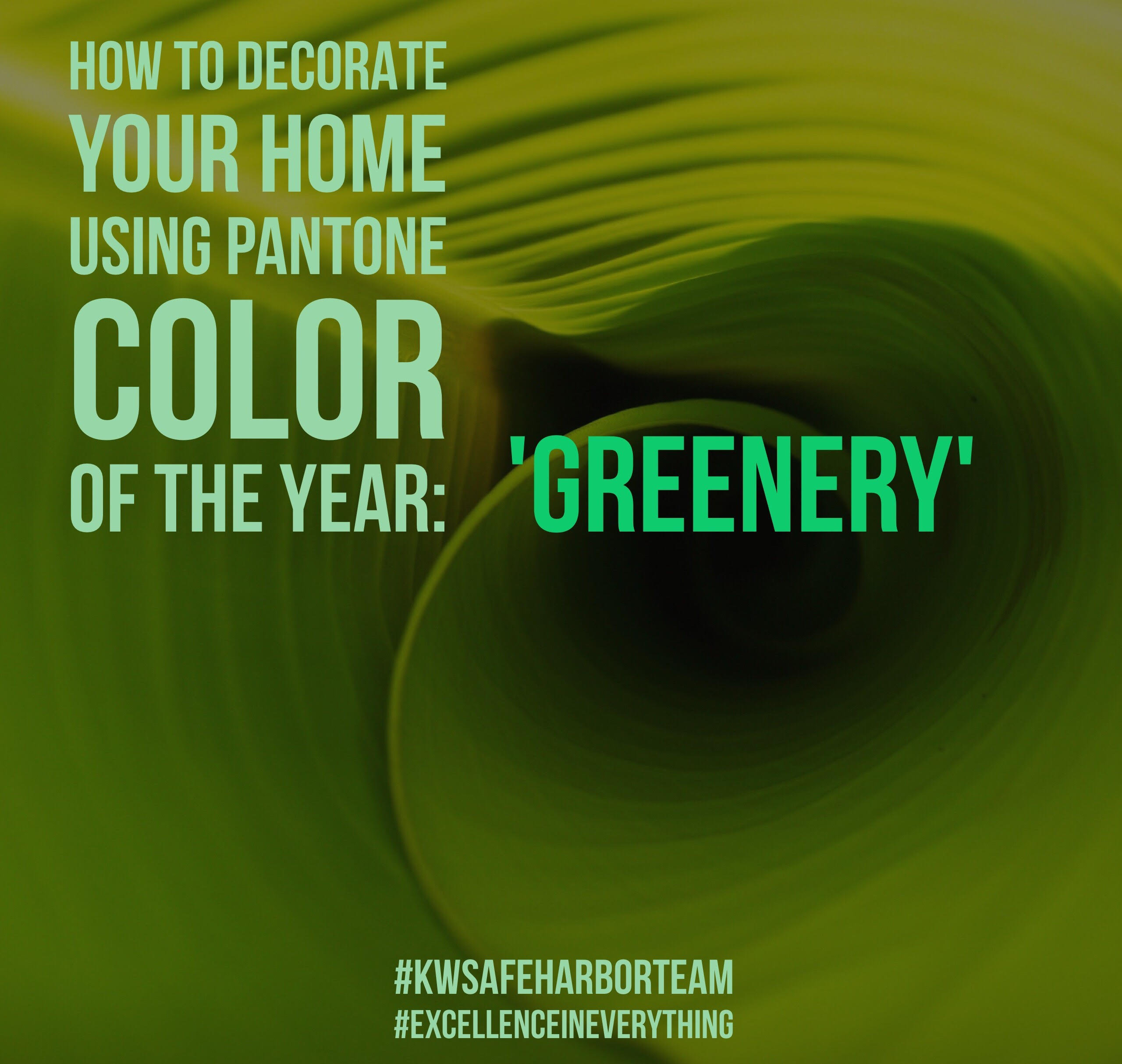 How to Decorate Your Home Using Pantone Color of the Year: “Greenery”