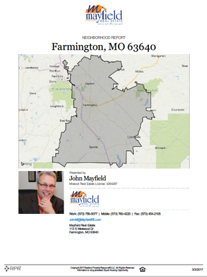 Farmington, MO Neighborhood Report - Statistics and More...