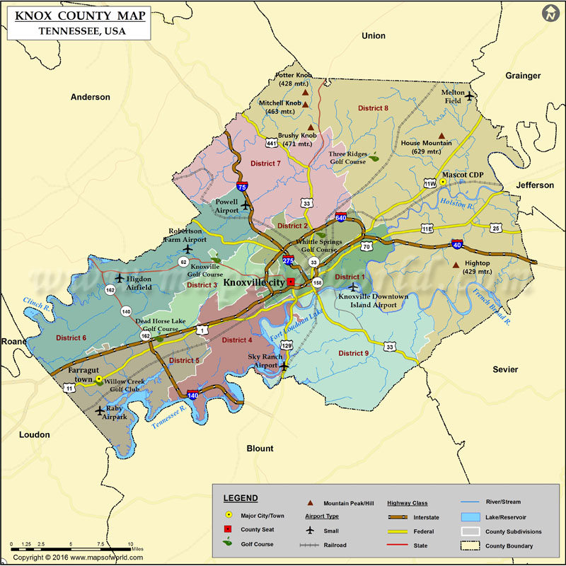 Knoxville Tn Zip Code Map Knox County - Erin H. Cooper Real Estate